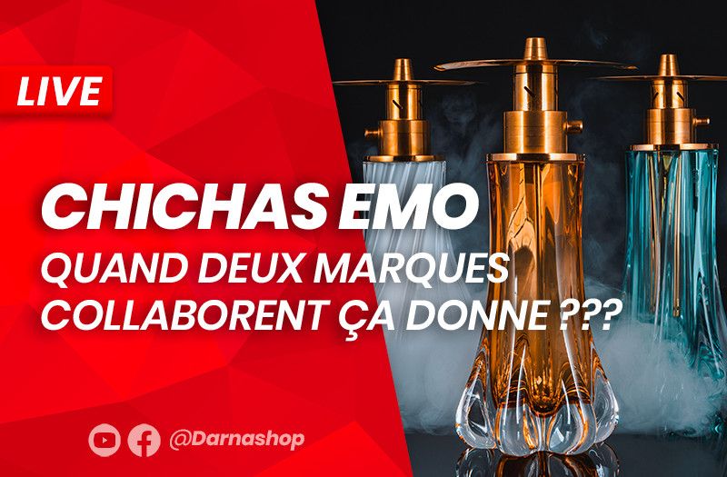 Chicha EMO : collaboration entre les marques chicha Oduman et El-Nefes